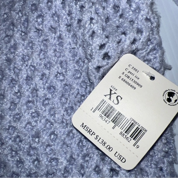 Free People Peri Ice Care Snowdrift Pullover Sweater - Picture 8 of 10